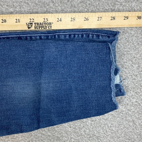 Lane Bryant distressed skinny jeans size 26 raw hem high waisted - Picture 14 of 14